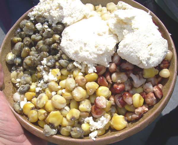 maiz con quesillo