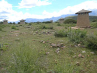 silos en fila